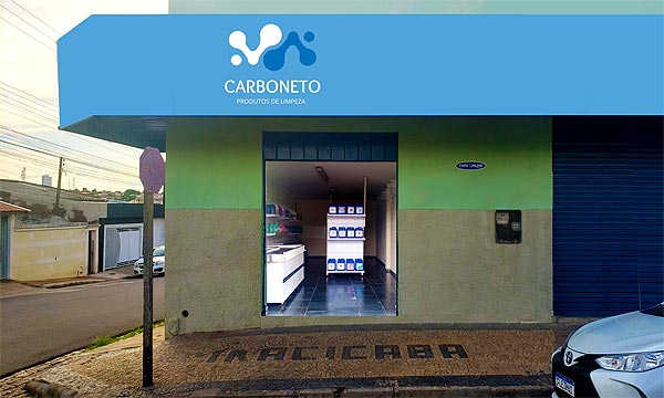 Carboneto produtos para limpeza